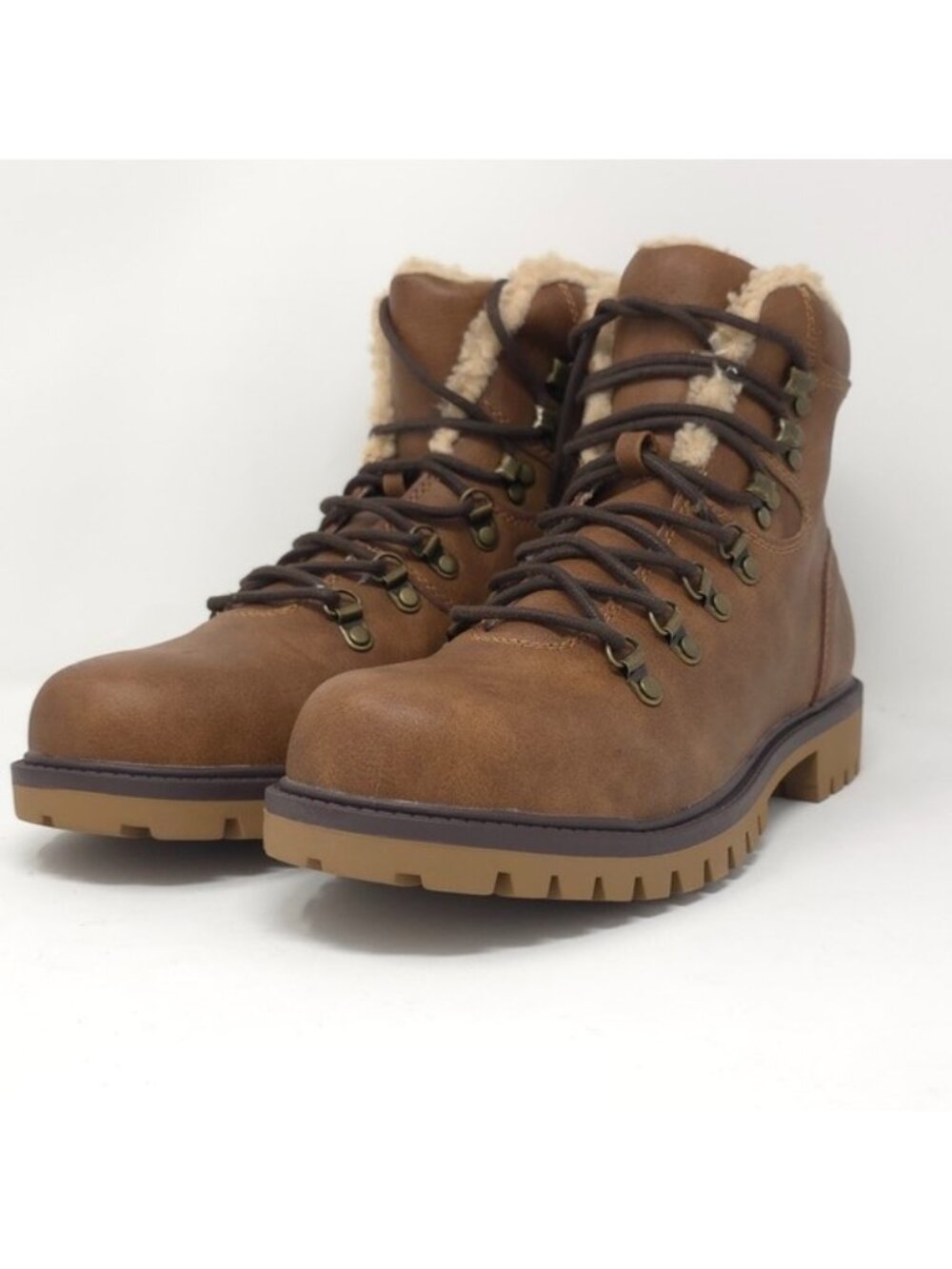 Club Room Kylerr Tan Faux Leather Chukka Ankle Boots